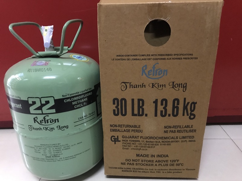 GAS LẠNH R22 ẤN ĐỘ REFRON 13,6 KG LOẠI 1