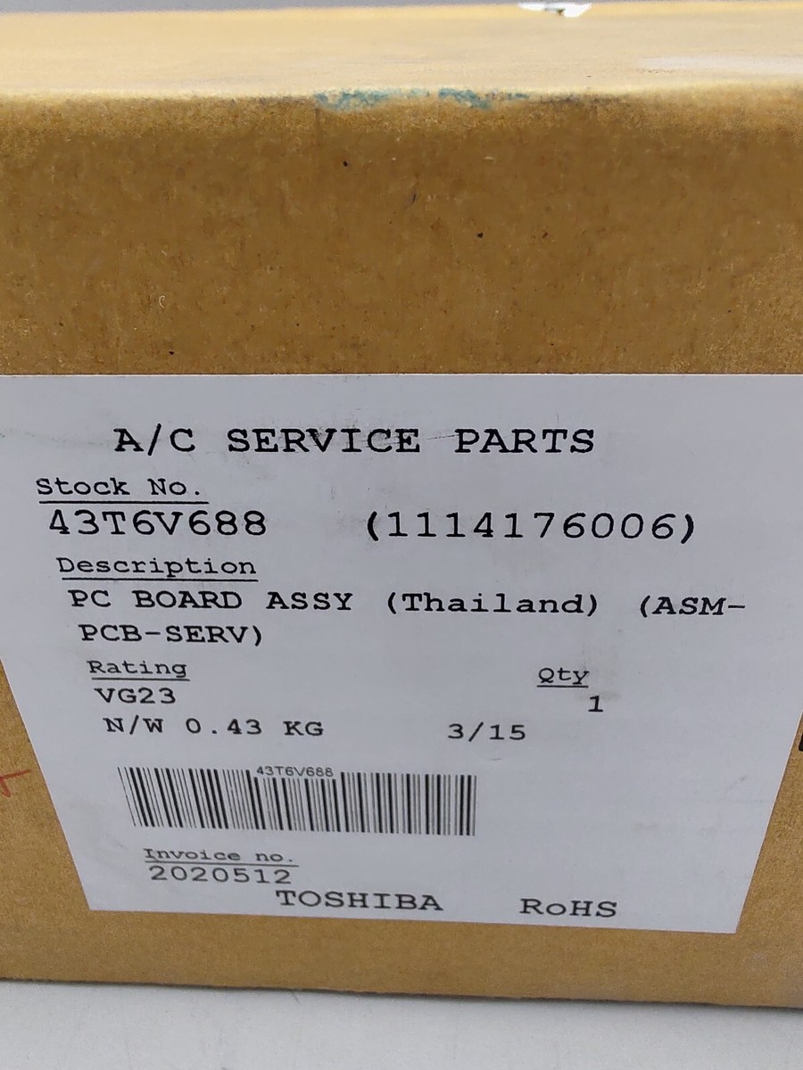 Bo mạch dàn lạnh Toshiba 43T6V688 - PC Board Assembly